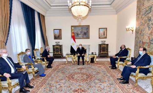 تفاصيل اجتماع الرئيس المصري مع وزير خارجية إسرائيل في القاهرة