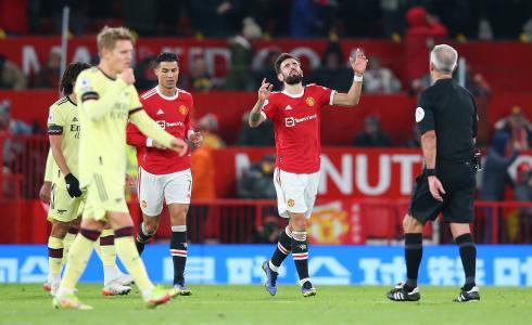 فوز صعب لمانشستر يونايتد على ارسنال في الدوري الإنجليزي