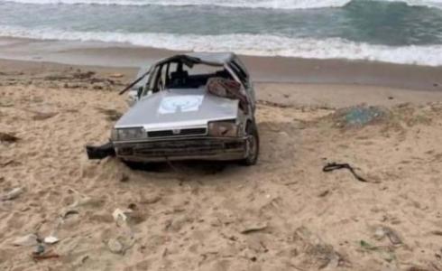 انقلاب مركبة على شارع الرشيد