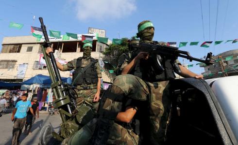 القسام أجرت مناورة عسكرية في غزة أمس - صورة أرشيف