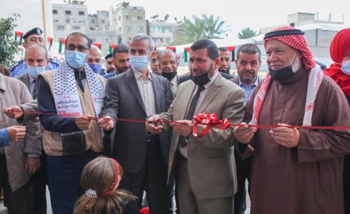 وكيل وزارة التعليم زياد ثابت يفتتح مدرسة مسقط الأساسية شرق غزة