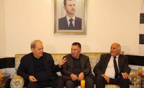 وفد حركة فتح في العاصمة السورية دمشق