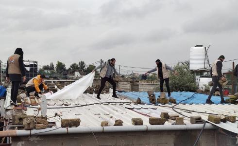 المنخفض الجوي الذي ضرب قطاع غزة