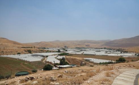 منظر عام لأراضي قرية فروش بيت دجن شرق نابلس- (أرشيف: وفا)