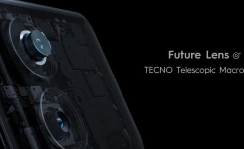 صورة توضيحية للعدسات الماكرو تيليسكوبية التي عرضتها شركة تيكنو الصينية