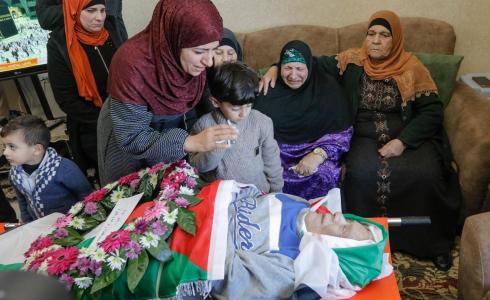 تشييع جثمان الشهيد المسن عمر أسعد