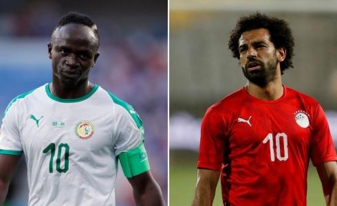 نجمي مصر والسنغال محمد صلاح وساديو ماني