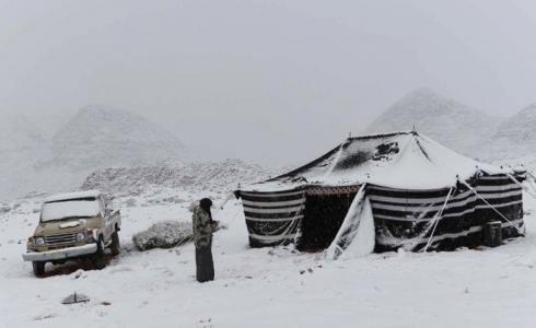 الثلج في السعودية