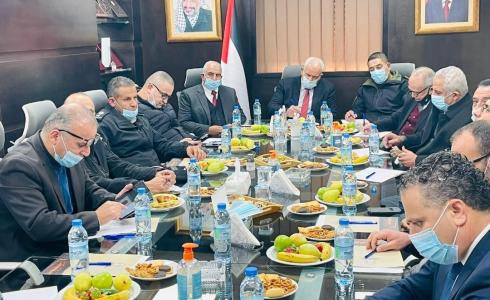 وزير الداخلية يبحث تعزيز الحالة الأمنية في محافظة القدس