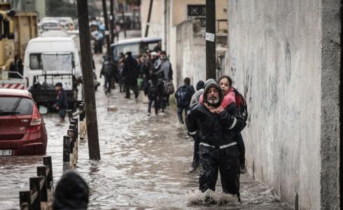 تطورات المنخفض الجوي وأحوال طقس فلسطين