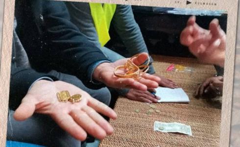 من تبرعات الفلسطينيين للاجئين السوريين