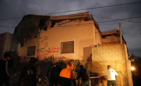 منزل الأسير محمود جرادات غرب جنين