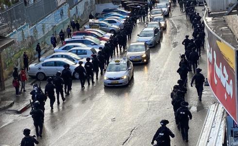 قوات كبيرة من جيش الاحتلال تقتحم مخيم شعفاط