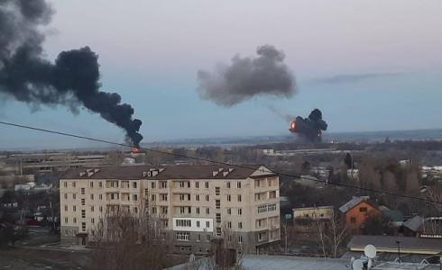 القصف الروسي على مدن أوكرانية