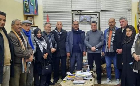 حلس يلتقي أعضاء المكتب الحركي للكتّاب في قطاع غزة