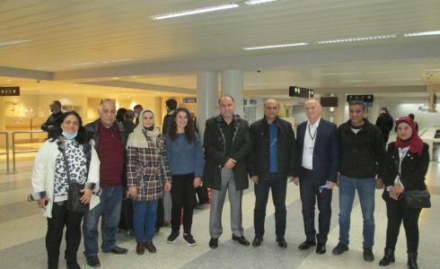 صورة وفد المجلس الأعلى للشباب والرياضة الفلسطينية يصل لبنان