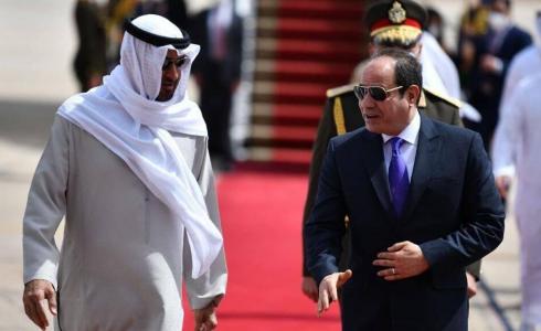 الرئيس المصري عبد الفتاح السيسي يستقبل ولي عهد أبوظبي محمد بن زايد في شرم الشيخ