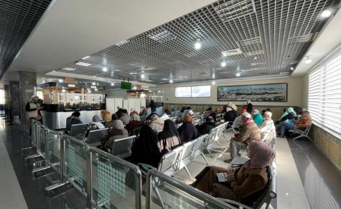 من مغادرة الفوج الثالث من معتمري غزة