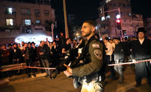 الشرطة الإسرائيلية من مكان عملية بني براك