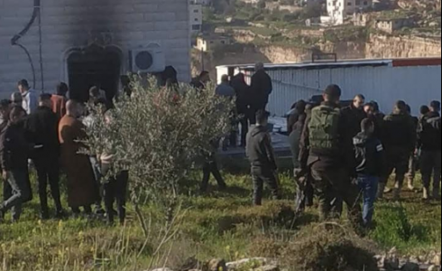حريق منزل في بلدة تفوح غرب الخليل