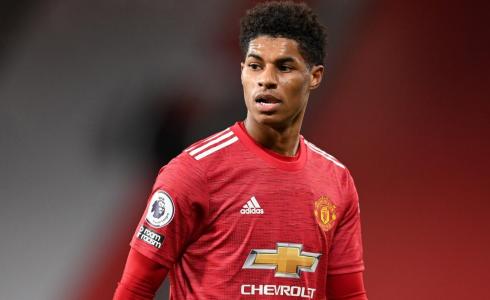ماركوس راشفورد مهاجم مانشستر يونايتد.
