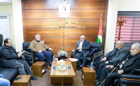 عصام الدعليس يلتقي مع وفد من قيادة الجهاد الإسلامي