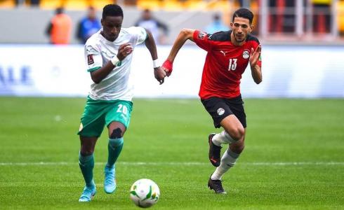 من مباراة مصر والسنغال