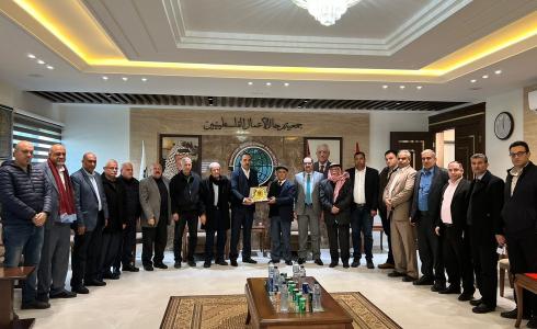 وفد بلدية غزة