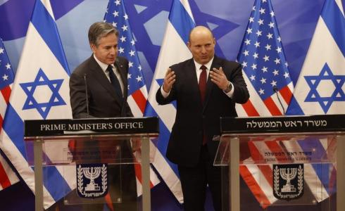 بلينكن ورئيس الوزراء الاسرائيلي نفتالي بينيت