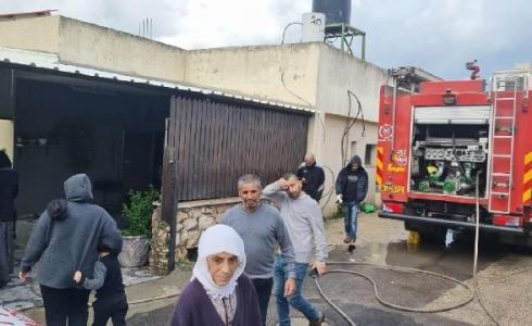 من مكان الحريق