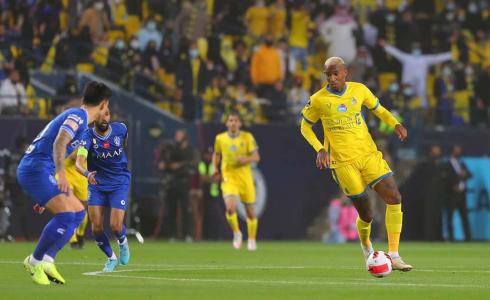 من مباراة النصر والهلال