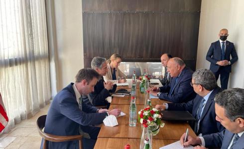 وزير الخارجية المصري يلتقي بلينكن