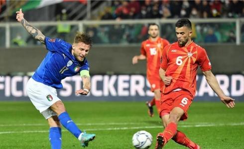 مقدونيا الشمالية تفوز على ايطاليا بهدف نظيف