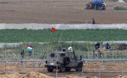 الجيش الإسرائيلي على حدود غزة - ارشيف