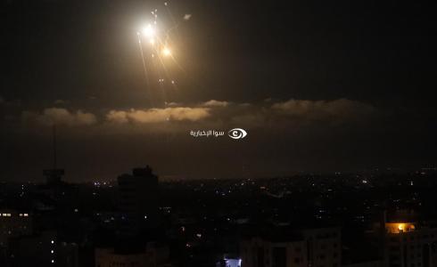 القبة الحديدية تحاول اعتراض صاروخ من غزة الليلة الماضية