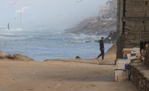 طقس فلسطين - بحر غزة