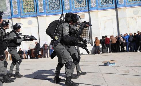 شرطة الاحتلال تقتحم المسجد الاقصى