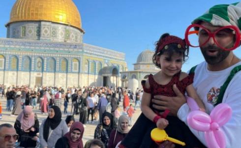 عيد الفطر في المسجد الأقصى