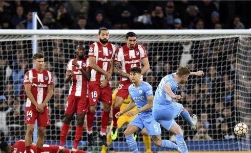 دي بروين يقهر أتلتيكو مدريد
