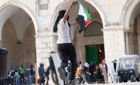 مواجهات داخل باحات المسجد الأقصى