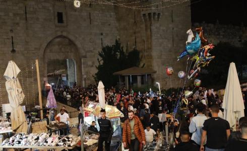 أجواء رمضانية في البلدة القديمة وباب العامود في مدينة القدس