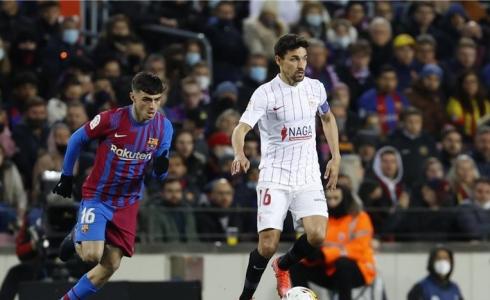 هدف بيدري لاعب برشلونة في مرمى أشبيلية