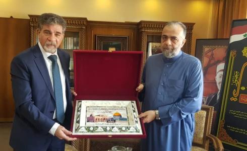 السفير أنور عبد الهادي مدير عام دائرة العلاقات العربية لمنظمة التحرير الفلسطينية