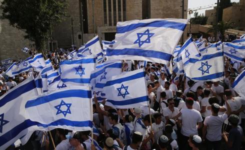 مسيرة الاعلام للمستوطنين في القدس