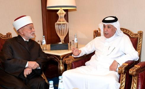 اجتماع مفتي القدس مع وزير الدولة للشؤون الخارجية بقطر