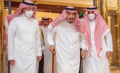 أول ظهور للملك سلمان بعد خروجه من المستشفى اليوم