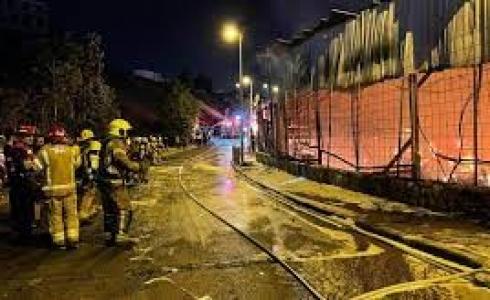 حريق في العيساوية