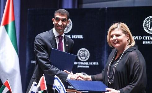 وزيرا الاقتصاد والتجارة الإسرائيلي والاماراتي