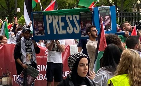 الجالية الفلسطينية في شيكاغو تحيي ذكرى النكبة وتندد بإغتيال شيرين أبو عاقلة