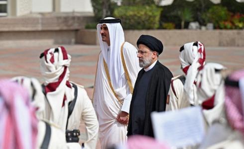 أمير قطر والرئيس الإيراني - أرشيفية